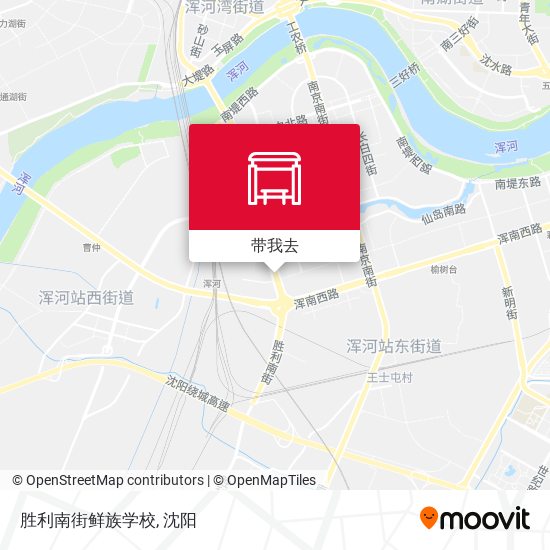 胜利南街鲜族学校地图
