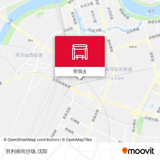 胜利南街沙场地图