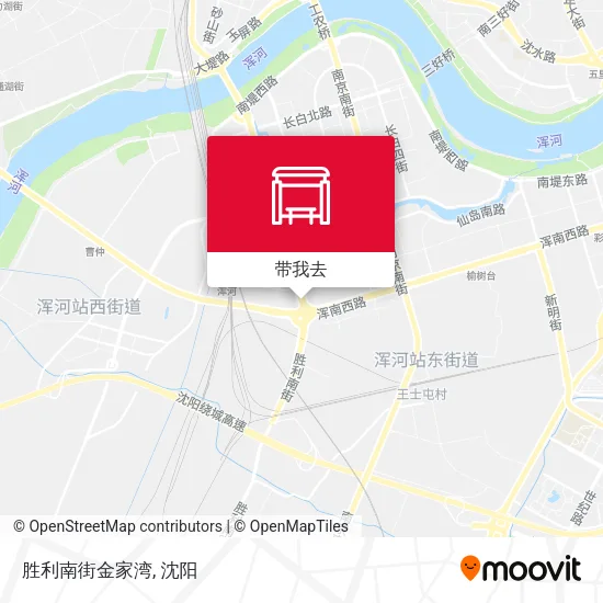 胜利南街金家湾地图