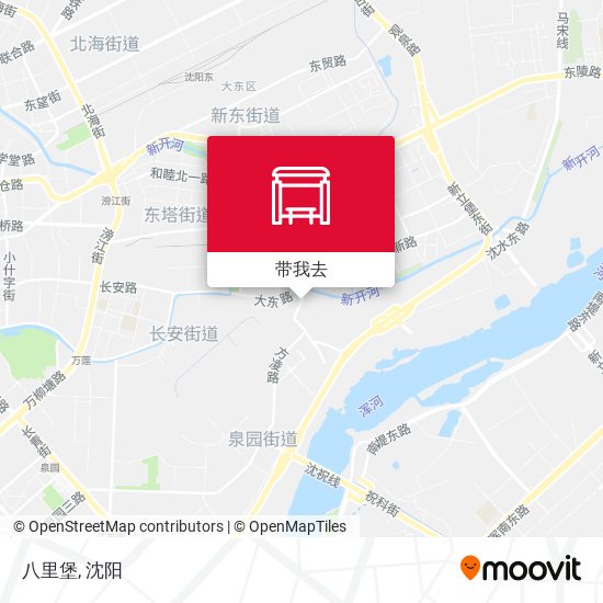 八里堡地图