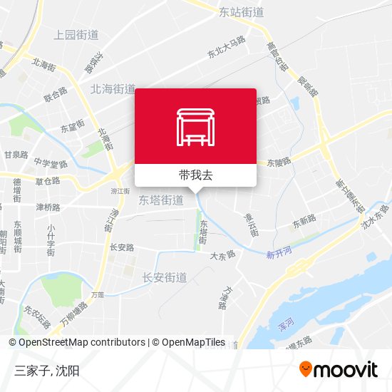 三家子地图