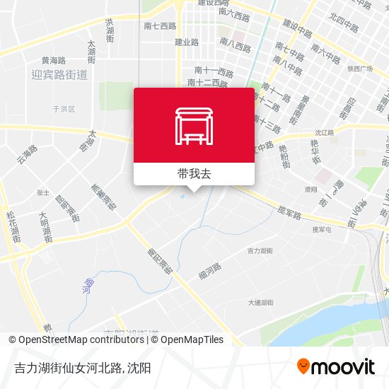 吉力湖街仙女河北路地图