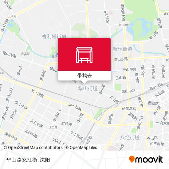 华山路怒江街地图