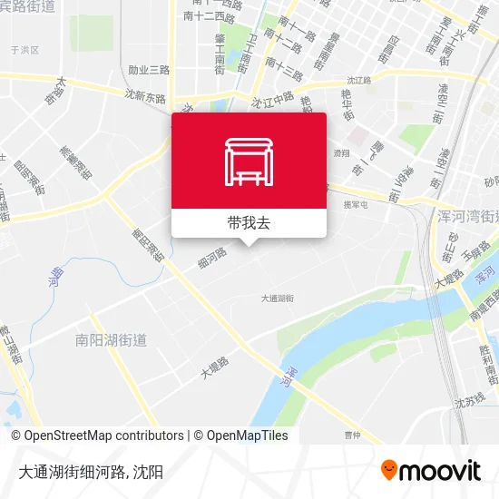 大通湖街细河路地图