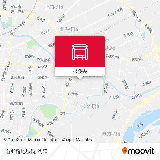 善邻路地坛街地图