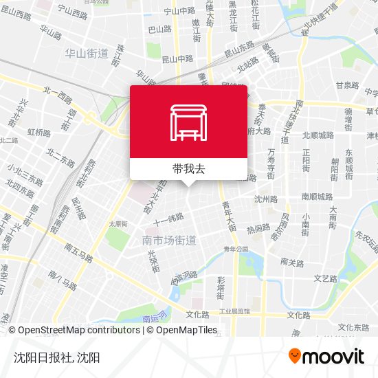 沈阳日报社地图