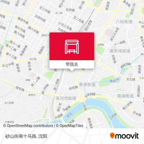 砂山街南十马路地图