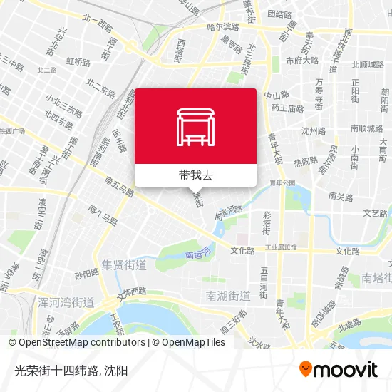 光荣街十四纬路地图