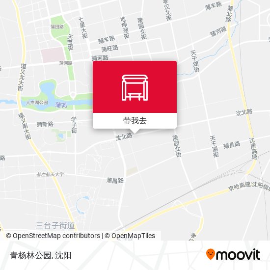 青杨林公园地图