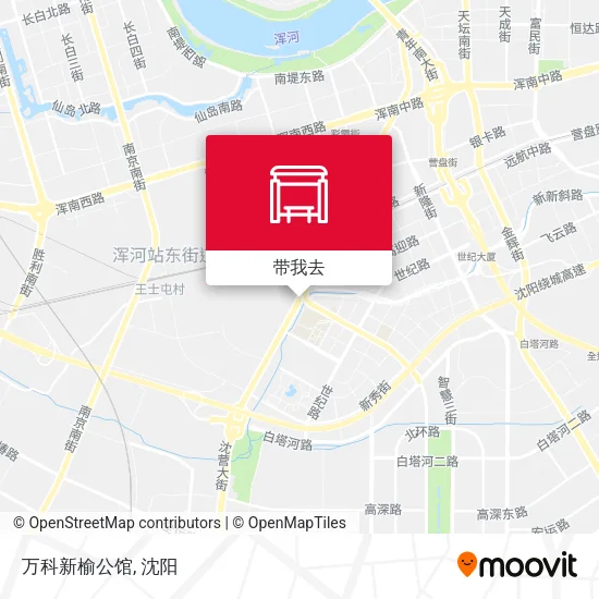 万科新榆公馆地图