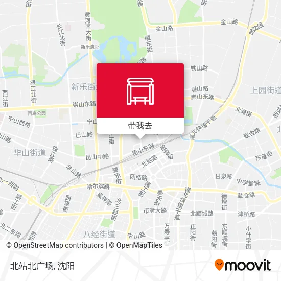 北站北广场地图