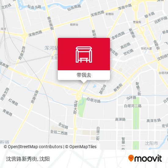 沈营路新秀街地图