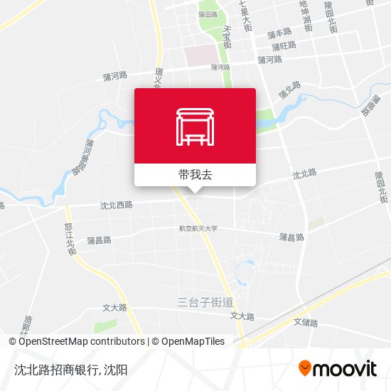 沈北路招商银行地图