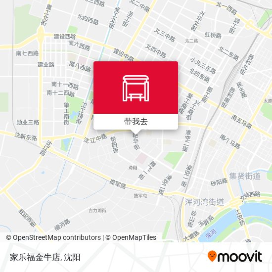 家乐福金牛店地图