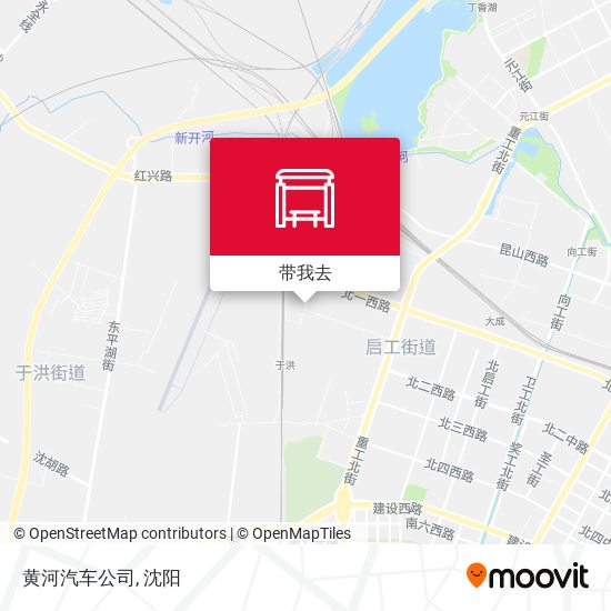 黄河汽车公司地图