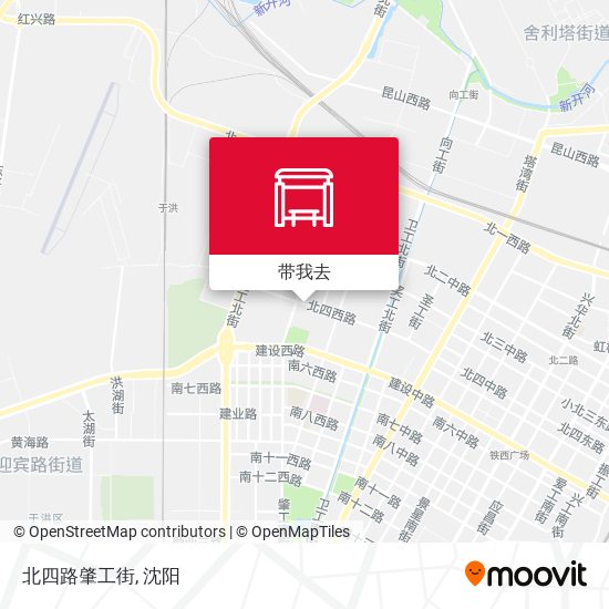 北四路肇工街地图
