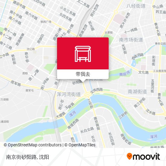 南京街砂阳路地图