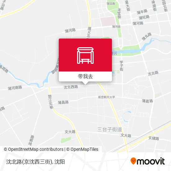 沈北路(京沈西三街)地图