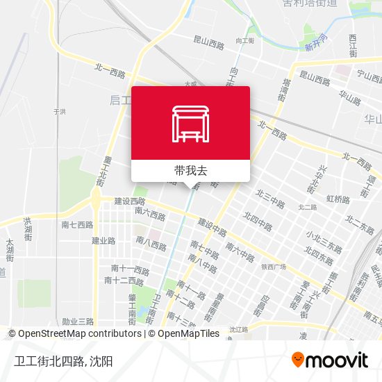 卫工街北四路地图