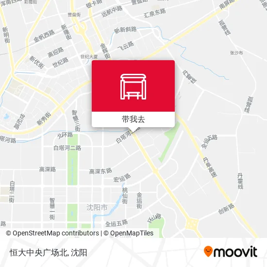 恒大中央广场北地图