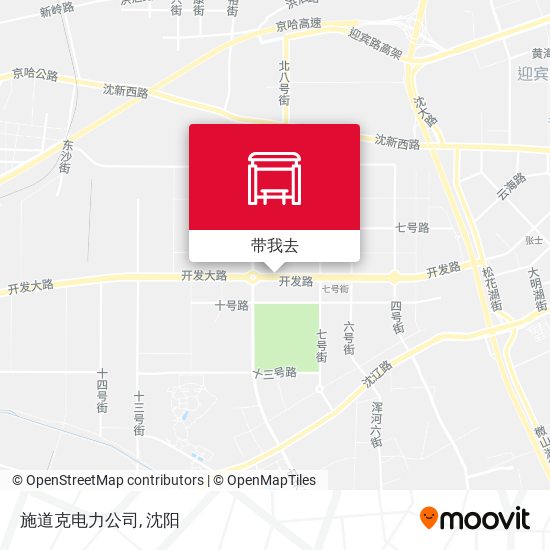 施道克电力公司地图