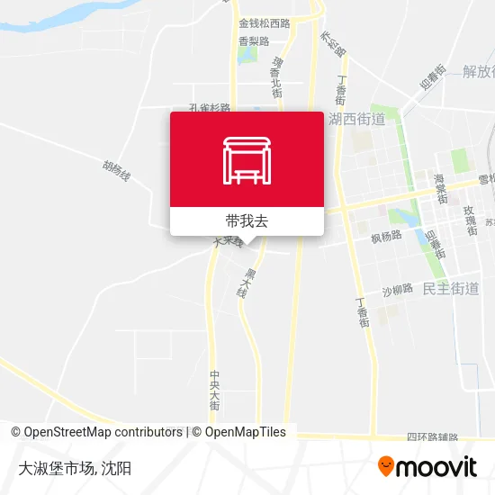 大淑堡市场地图