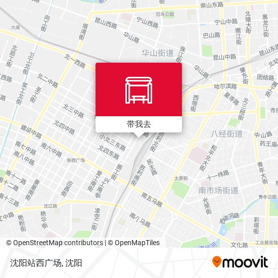 沈阳站西广场地图