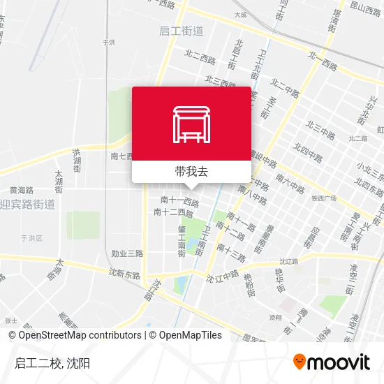 启工二校地图