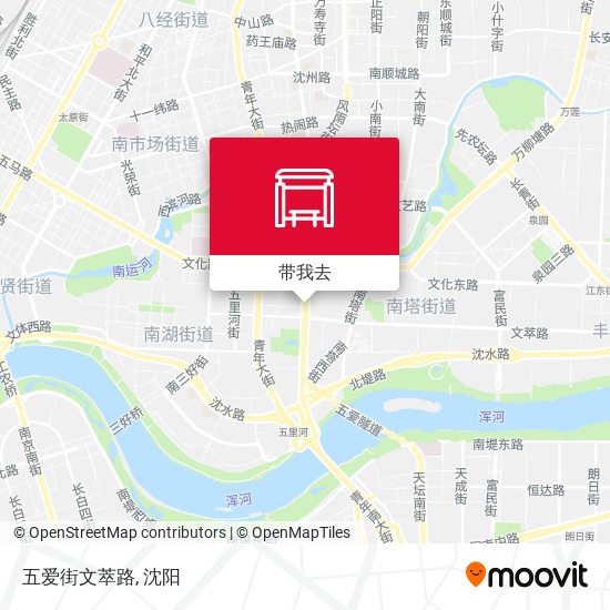 五爱街文萃路地图