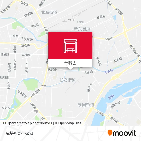 东塔机场地图
