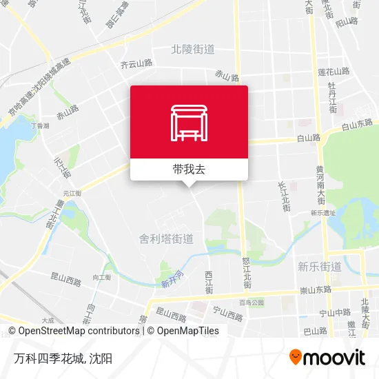 万科四季花城地图
