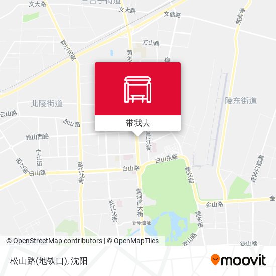 松山路(地铁口)地图