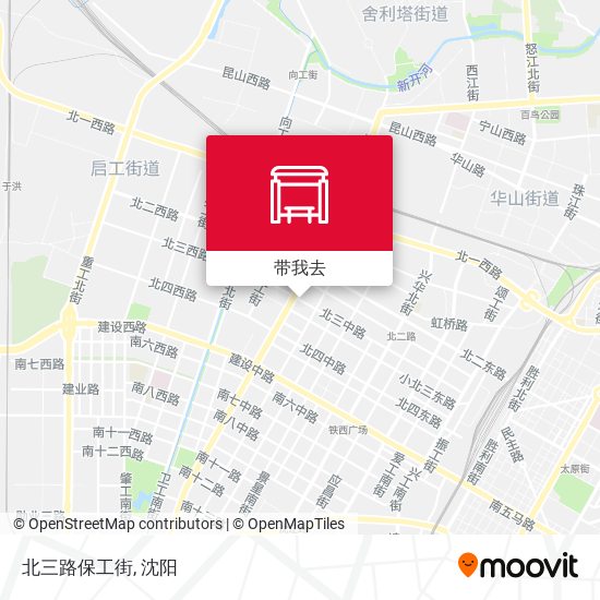 北三路保工街地图