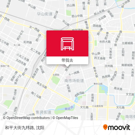 和平大街九纬路地图