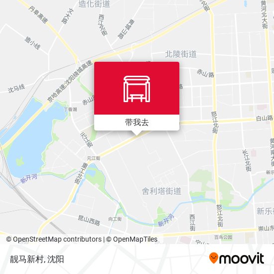 靓马新村地图