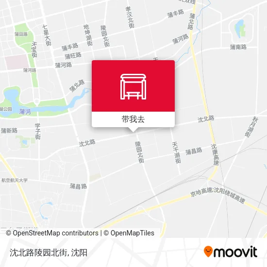 沈北路陵园北街地图