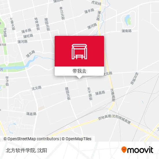 北方软件学院地图