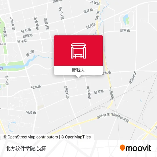 北方软件学院地图