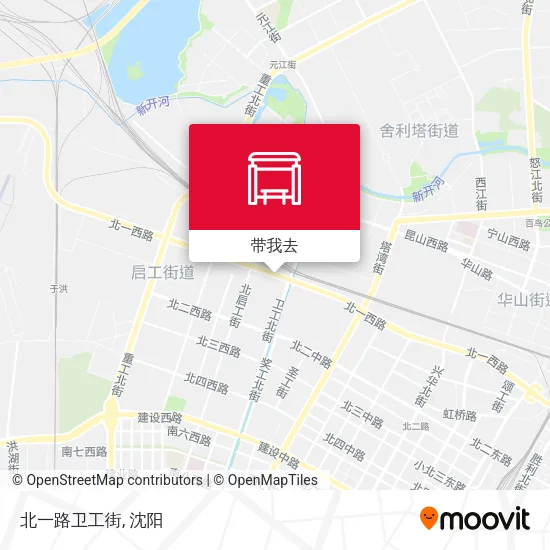 北一路卫工街地图