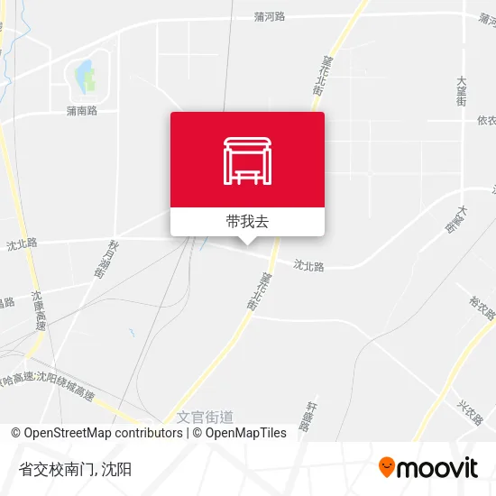 省交校南门地图
