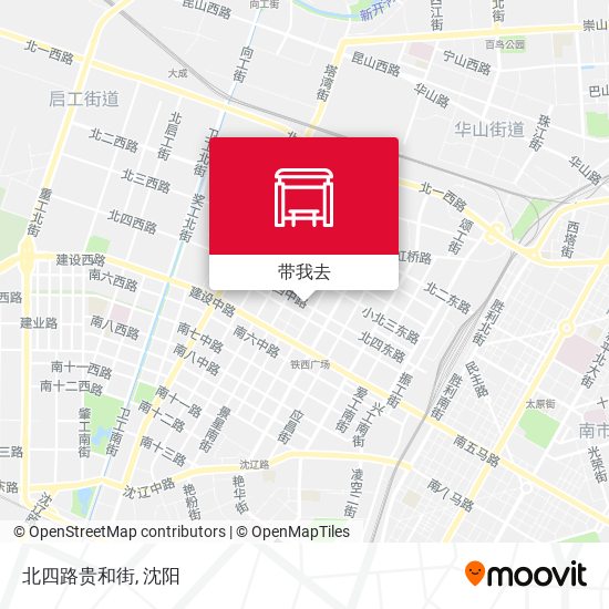 北四路贵和街地图