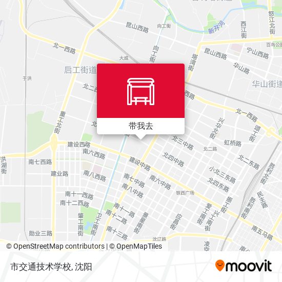 市交通技术学校地图