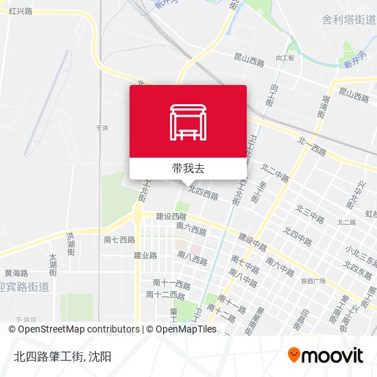 北四路肇工街地图