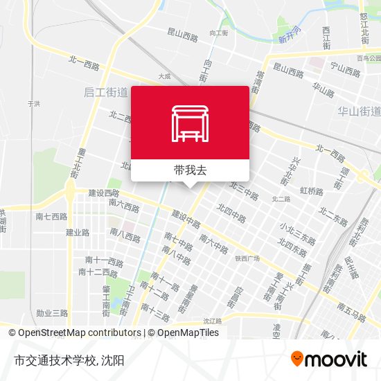市交通技术学校地图