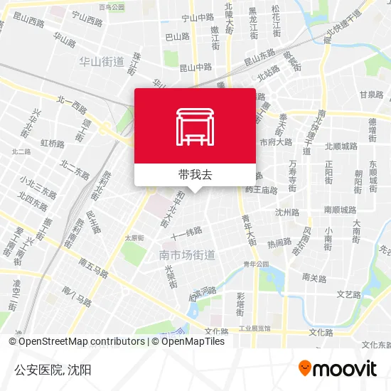 公安医院地图