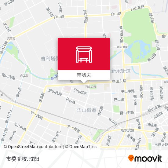 市委党校地图