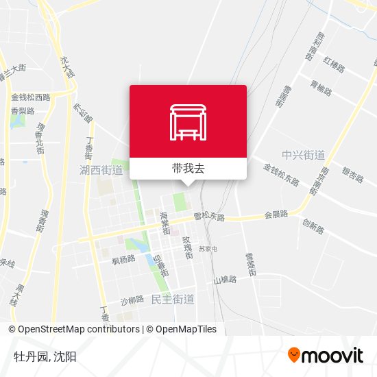 牡丹园地图
