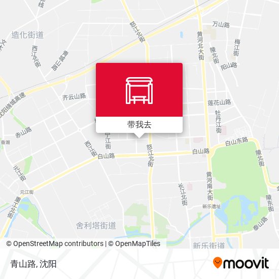 青山路地图