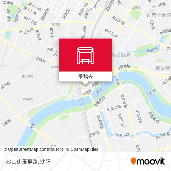 砂山街玉屏路地图