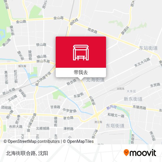 北海街联合路地图